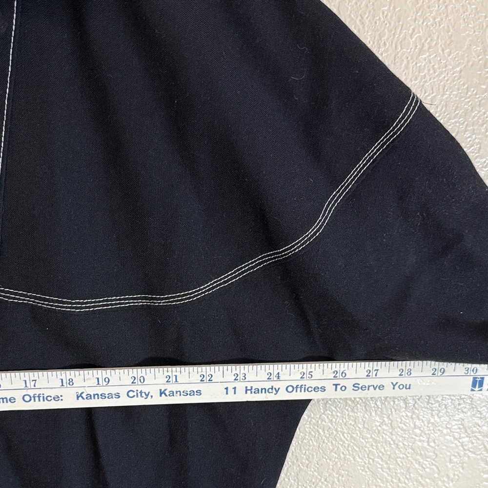 Vintage Black Button-Up Jacket - Picture 11 of 12